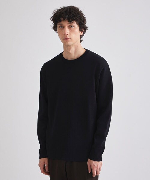 18Gプレーンジャガードクルーネック