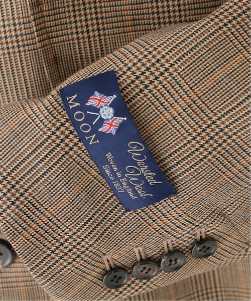 極美品　INSCRIRE アンスクリア　グレンチェックカラーレスジャケット IENA（イエナ）の「【INSCRIRE/アンスクリア】GLEN CHECKジャケット