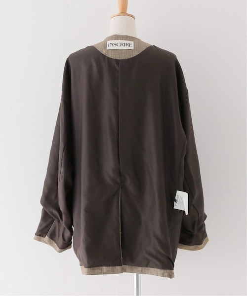 IENA（イエナ）の「【INSCRIRE/アンスクリア】GLEN CHECKジャケット