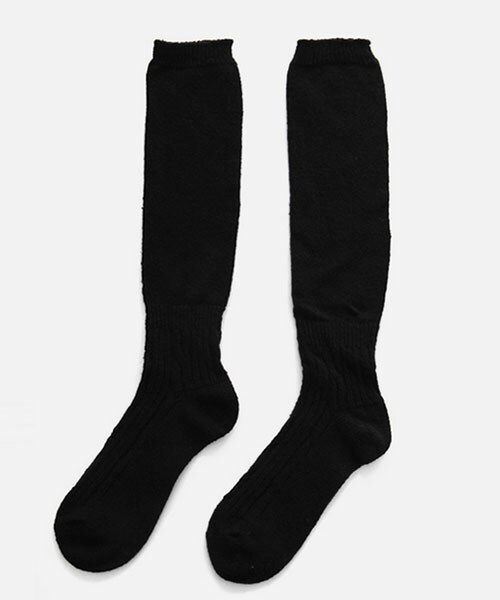 DHOLIC（ディーホリック）の「ぼかしカラーロングコットンソックス（ソックス/靴下・レディース・グレー/ベージュ/ダークブラウン/ブラックグレー/ブラック・one）」の3枚目の写真