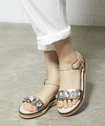 Pertini | PERTINI ビジューサンダル(サンダル)