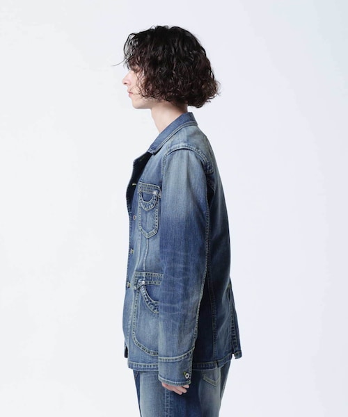 ROYAL FLASH(ロイヤルフラッシュ)の「ISAMUKATAYAMA BACKLASH THE COVERS/DENIM JACKET(ジャケット/アウター・インディゴ・S/M/L)」の4枚目の写真