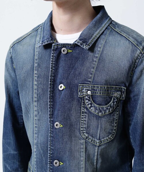 ROYAL FLASH(ロイヤルフラッシュ)の「ISAMUKATAYAMA BACKLASH THE COVERS/DENIM JACKET(ジャケット/アウター・インディゴ・S/M/L)」の7枚目の写真
