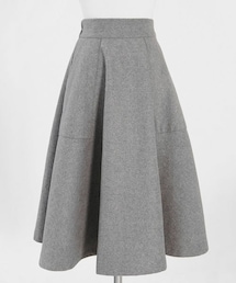 DHOLIC | ビビットカラーミモレ丈フレアスカート(スカート)