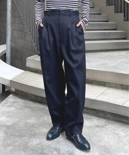 IENA(イエナ)の「IENA LA BOUCLE ウールタックスラックス(その他・グレーA/34/36/38/40)」の2枚目の写真