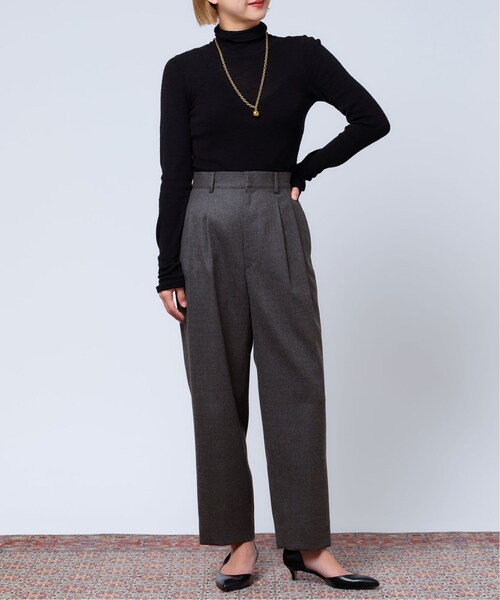 IENA(イエナ)の「IENA LA BOUCLE ウールタックスラックス(その他・グレーA/34/36/38/40)」の6枚目の写真