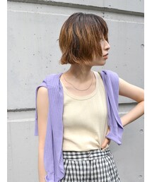 Ungrid | ランダムテレコタンクトップ(タンクトップ)