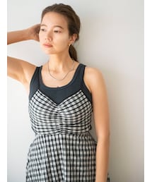 Ungrid | ランダムテレコタンクトップ(タンクトップ)
