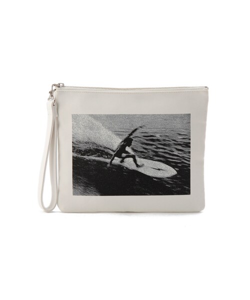 G.V.G.V.（ジーヴィージーヴィー）の「LOCAL'Z BEACH CLUTCH（バッグ・レディース・NAVY/WHITE・F）」の2枚目の写真