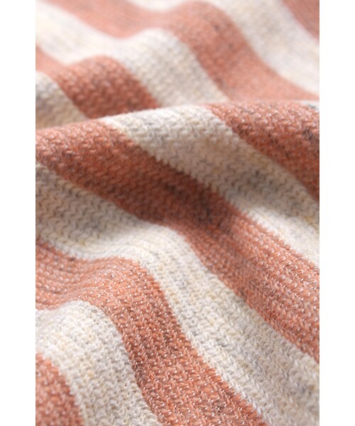 ORENDA（オレンダ）の「混色條紋好搭厚實上衣（トップス・レディース・粉色/藍/灰・F）」の9枚目の写真