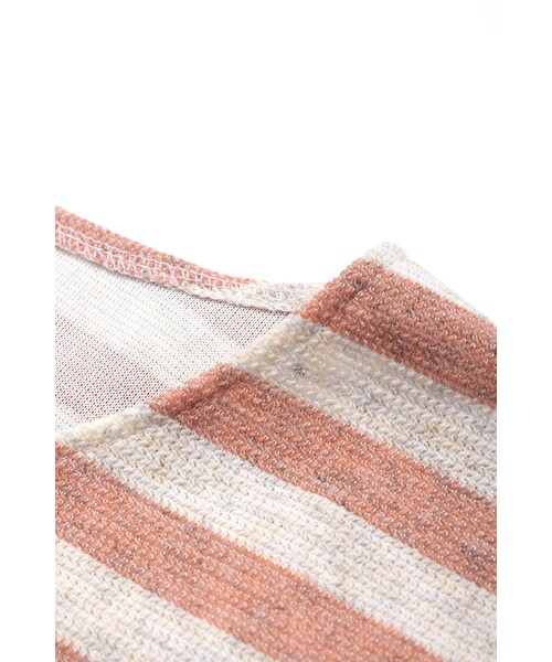 ORENDA（オレンダ）の「混色條紋好搭厚實上衣（トップス・レディース・粉色/藍/灰・F）」の8枚目の写真