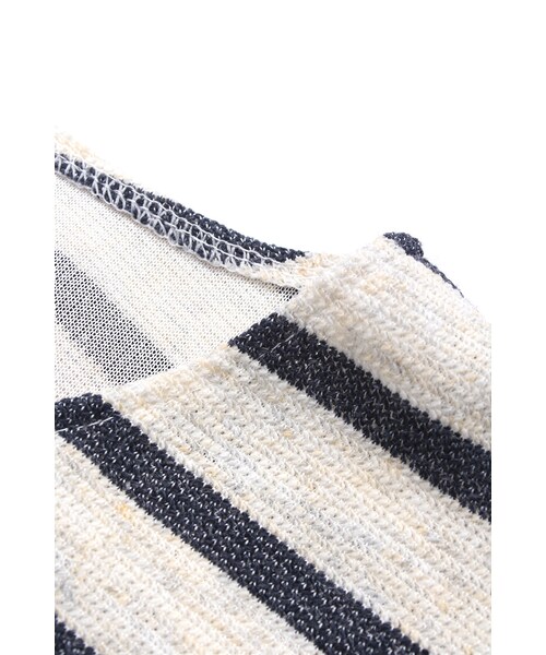 ORENDA（オレンダ）の「混色條紋好搭厚實上衣（トップス・レディース・粉色/藍/灰・F）」の17枚目の写真