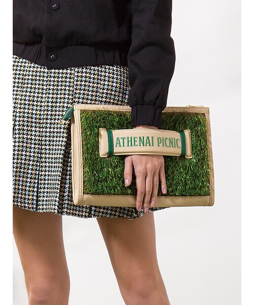 PAMEO POSE（パメオポーズ）の「【2015春新作】ATHENAI PICNIC SHIELD CLUCH（バッグ・レディース・ピンク/ベージュ・F）」の4枚目の写真