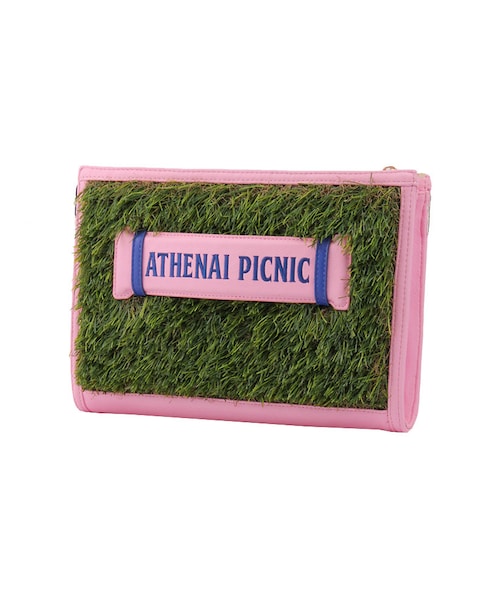 PAMEO POSE（パメオポーズ）の「【2015春新作】ATHENAI PICNIC SHIELD CLUCH（バッグ・レディース・ピンク/ベージュ・F）」の12枚目の写真