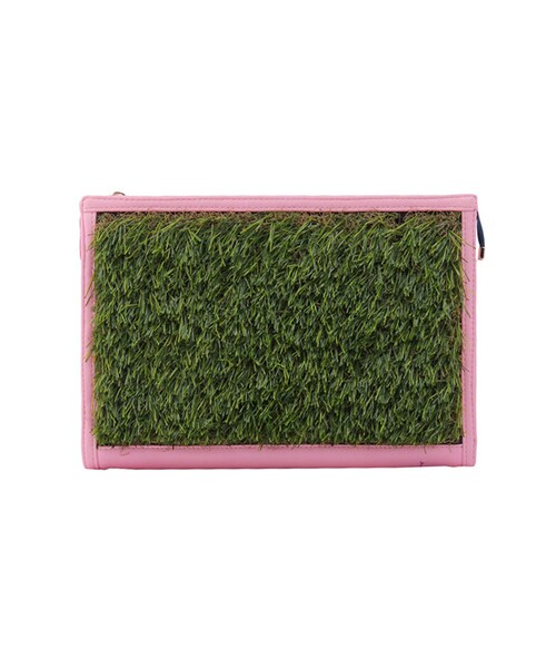 PAMEO POSE（パメオポーズ）の「【2015春新作】ATHENAI PICNIC SHIELD CLUCH（バッグ・レディース・ピンク/ベージュ・F）」の13枚目の写真