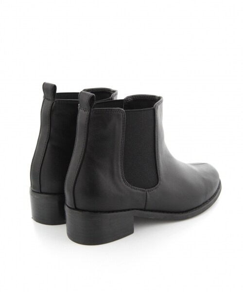 LOWRYS FARM(ローリーズファーム)の「サイドゴアショートブーツ2/mikoa(シューズ・ブラック×スウェード/ブラック×スムース/キャメル・M/L)」の6枚目の写真