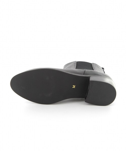 LOWRYS FARM(ローリーズファーム)の「サイドゴアショートブーツ2/mikoa(シューズ・ブラック×スウェード/ブラック×スムース/キャメル・M/L)」の7枚目の写真