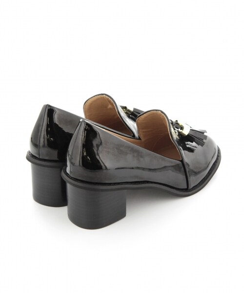LEPSIM（レプシィム）の「【NEW ARRIVAL】タッセルヒールシューズ（シューズ・レディース・オフ/ブラック・Ｓ(22.5)/Ｍ(23-23.5)/Ｌ(24-24.5)）」の6枚目の写真