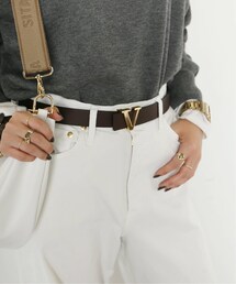 MUSE de Deuxieme classe（ミューズデドゥーズィエムクラス）の「V BUCKLE ベルト（ファッション雑貨）」