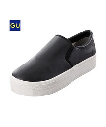 GU | （GU）ＷＯＭＥＮプラットフォームスリッポンＡ(シューズ)