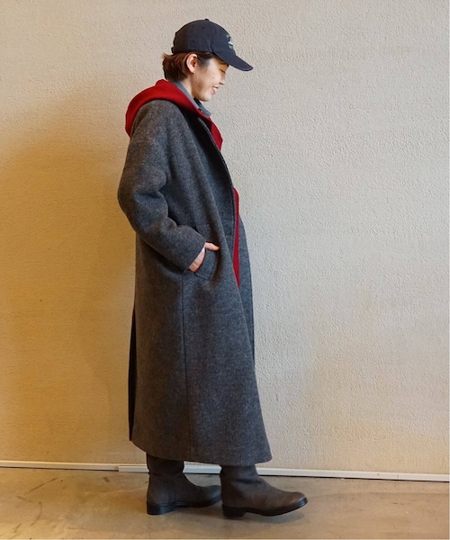 journal standard luxe WFソフトメルトン チェスターコート journal standard luxe WFソフトメルトン チェスターコート