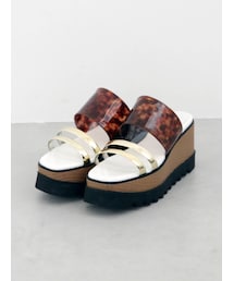 MURUA | クリアウェッジサンダル(サンダル)