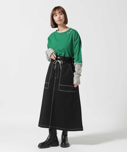 AVIREX（アヴィレックス）の「《Dickies × AVIREX》SKIRT/ スカート（スカート・ブラック/ベージュ/ブルー・S/M）」の19枚目の写真