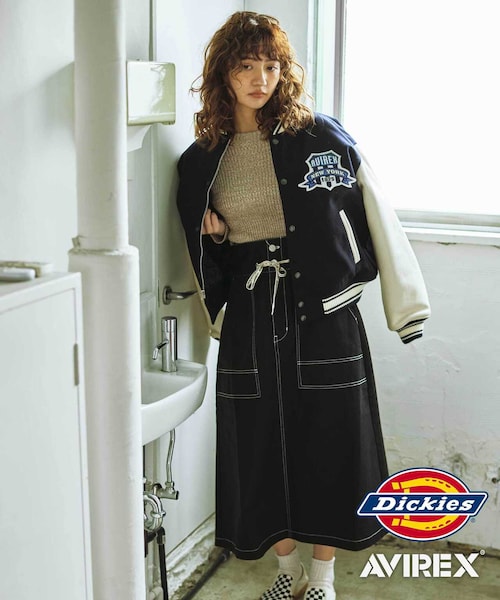 AVIREX（アヴィレックス）の「《Dickies × AVIREX》SKIRT/ スカート（スカート・ブラック/ベージュ/ブルー・S/M）」の15枚目の写真