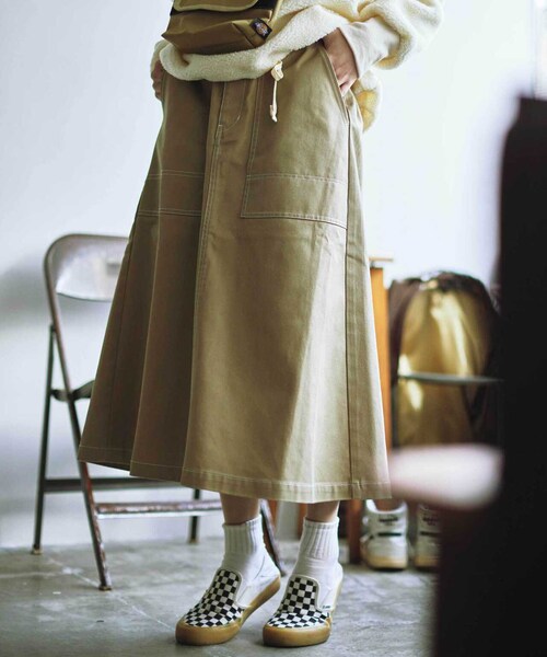 AVIREX（アヴィレックス）の「《Dickies × AVIREX》SKIRT/ スカート（スカート・ブラック/ベージュ/ブルー・S/M）」の22枚目の写真