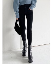 EMODA | 【ELDER】NUDEハイウエストデニム(デニムパンツ)