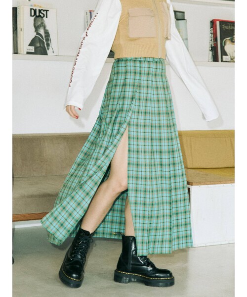 jouetie（ジュエティ）の「プリーツスリットロングスカート（スカート