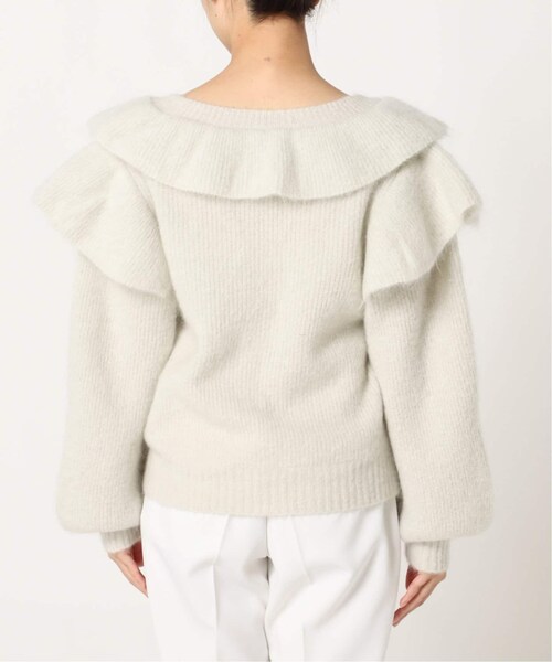 Noble（ノーブル）の「ブークレーVネックラッフルニット（）」 - WEAR
