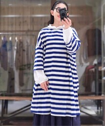 JOURNAL STANDARD LUXE（ジャーナルスタンダード　ラックス）の「【apuntob/アプントビー】 STRIPED JERSEY PULL LONG（その他）」