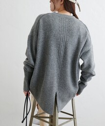 PUAL CE CIN | ウール混シンプルニットプルオーバー(ニット/セーター)