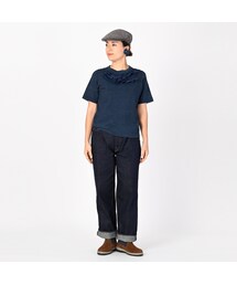 45R デイリーニットソーの45星レースTシャツ 定価37400円 45R（フォーティファイブアール）の「デイリーニットソーの45星レースT