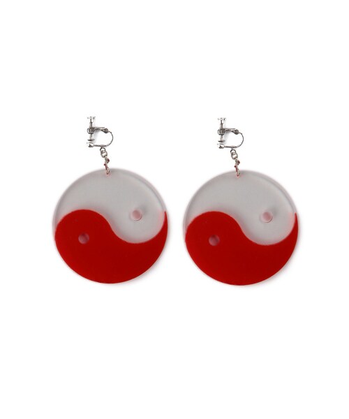 k3&co.(ケイスリーアンドコー)の「Yin-Yang Earings(アクセサリー・レディース・BLACK/WHITE/BLUE/RED・F)」の4枚目の写真