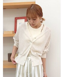 Ungrid | シアーボリュームニットカーデ(カーディガン/ボレロ)