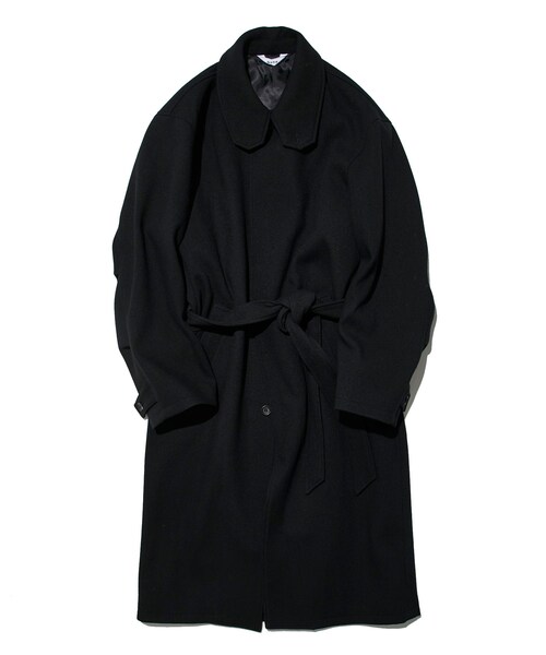 ジャケット・アウター Wool-Blend Doubleface Belted Coat ウールカシミヤダブルフェイス・コート