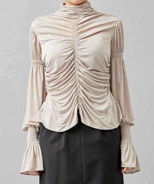 FETICO（フェティコ）の「別注GATHERED TWILL BLOUSE（シャツ
