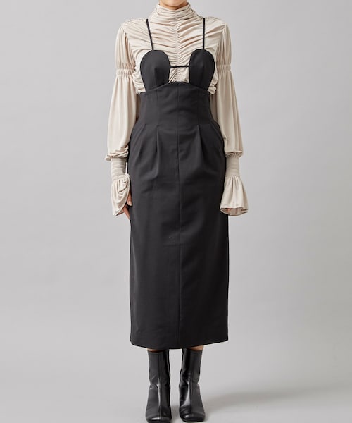 FETICO（フェティコ）の「別注2WAY BRA JUMPSUITS SKIRT（スカート