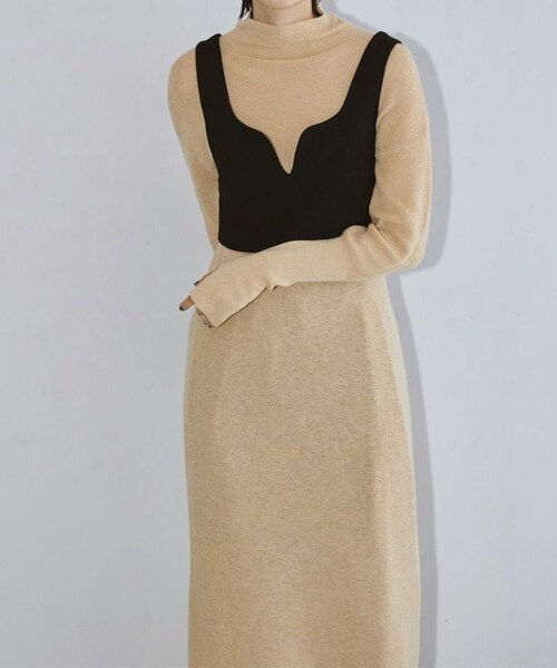 TODAYFUL（トゥデイフル）の「Slit Knit Dress（ワンピース）」 - WEAR 