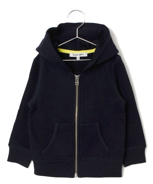 GLOBAL WORK（グローバルワーク）の「カラージップパーカー（トップス・キッズ・マルチカラー01/グレー15/ブルー85/ネイビー88・Ｓ/Ｍ/Ｌ/ＸＬ）」の4枚目の写真