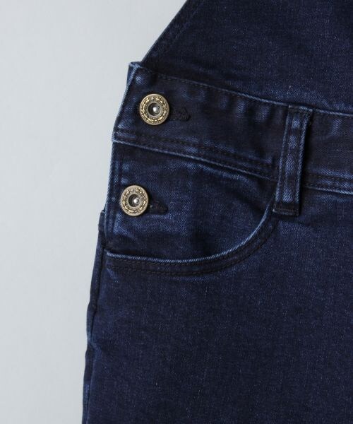 JEANASIS(ジーナシス)の「【先行予約】DENIMスリムオーバーオール(パンツ・レディース・ブラック/インディゴブルー・FREE)」の5枚目の写真