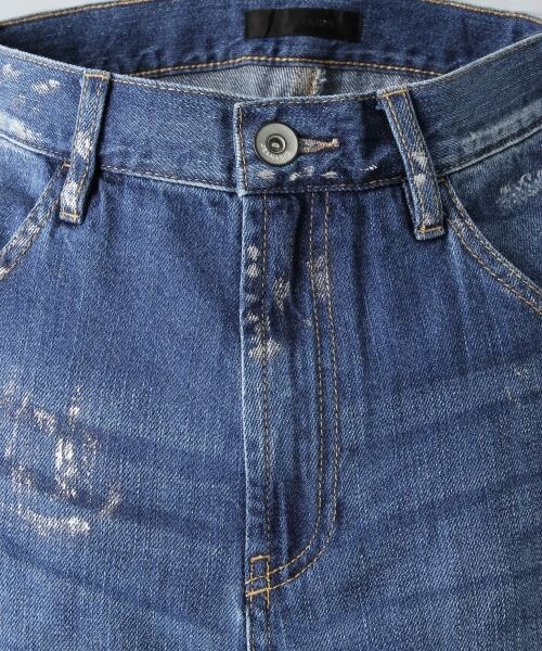JEANASIS(ジーナシス)の「USEDクラッシュデニム(パンツ・レディース・ライトインディゴブルー/インディゴブルー・S/M)」の4枚目の写真