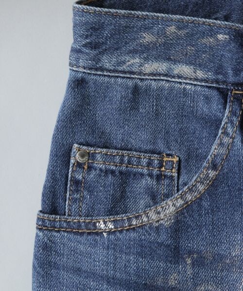JEANASIS(ジーナシス)の「USEDクラッシュデニム(パンツ・レディース・ライトインディゴブルー/インディゴブルー・S/M)」の5枚目の写真