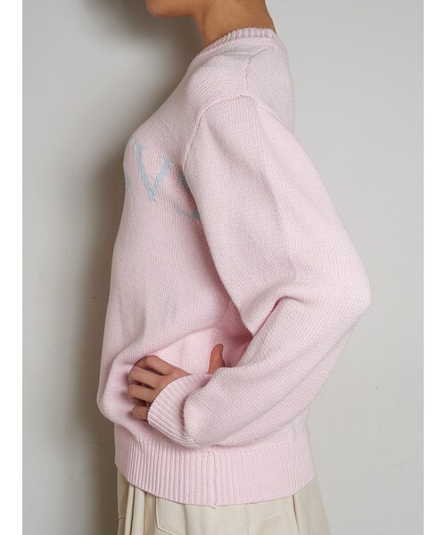 PAMEO POSE（パメオポーズ）の「【2015春新作】PEGASUS KNIT（トップス・レディース・ブラック/ピンク・F）」の9枚目の写真