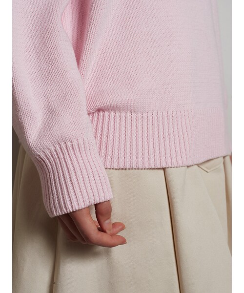 PAMEO POSE（パメオポーズ）の「【2015春新作】PEGASUS KNIT（トップス・レディース・ブラック/ピンク・F）」の12枚目の写真