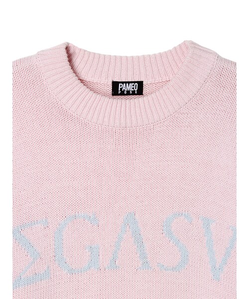 PAMEO POSE（パメオポーズ）の「【2015春新作】PEGASUS KNIT（トップス・レディース・ブラック/ピンク・F）」の21枚目の写真