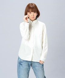 DOUBLE NAME | 【木村ミサちゃん着用】チェック柄クレリックシャツ(トップス)