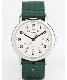 TIMEX | Timex Watch Weekender Canvas Strap Watch T2P468 - Green(アナログ腕時計)